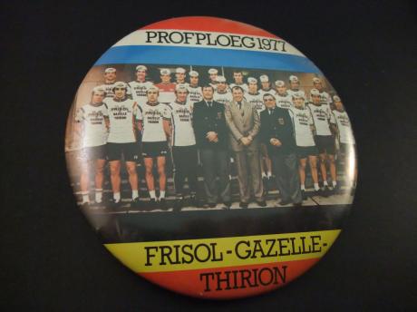 Frisol-Gazelle wielerploeg 1977 teamfoto. 0.a Jan Raas